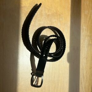 Men’s dress belt, braided, reservable